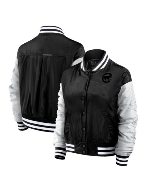 Женские куртки Fanatics Women's Black Chicago Cubs Elements Wave Full-Snap Jacket