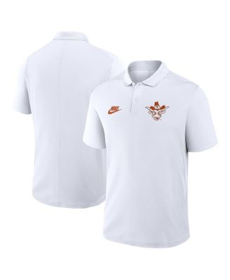 Nike - Men's White Texas Longhorns Primetime Victory Legacy Vault Logo Performance Polo Shirt