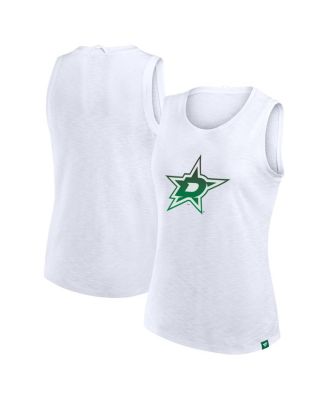 Fanatics - Women's White Dallas Stars Slub Tank Top