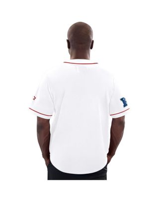 Men's&nbsp;White San Francisco 49ers Relay Full-Button Baseball Jersey