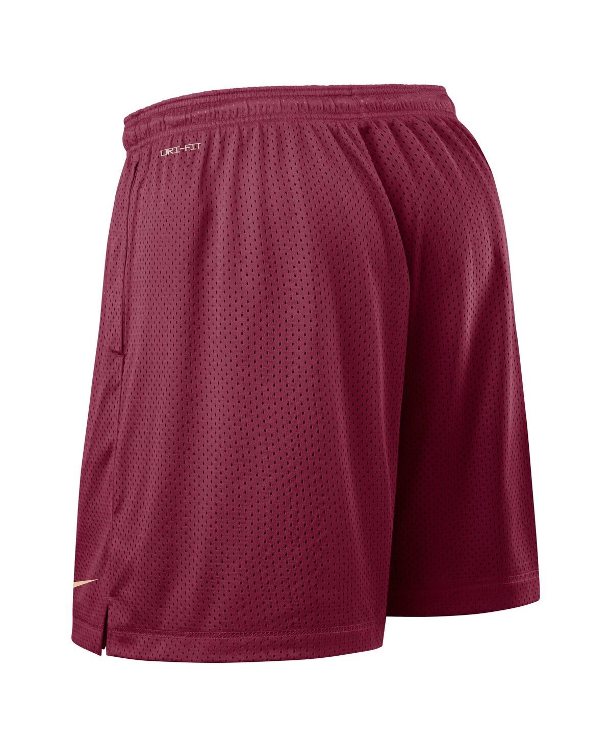 Nike Garnet/turquoise Florida State Seminoles 2025 Sideline Reversible Performance Shorts In Multi