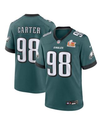 Nike - Men's Jalen Carter Midnight Green Philadelphia Eagles Super Bowl LIX Game Player Jersey
