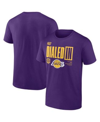 Fanatics - Men's Purple Los Angeles Lakers 2025 Pacific Division Champions Locker Room T-Shirt