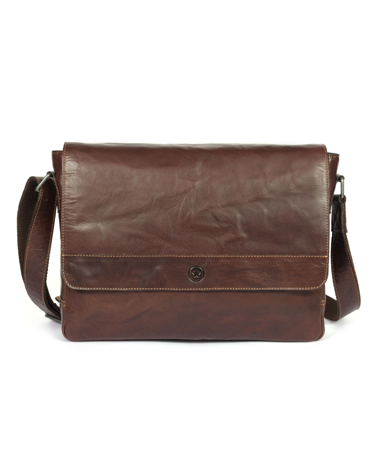 Polaris Leather Messenger Bag