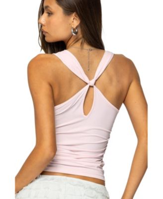 Women's Liza Knotted Cowl Neck Top