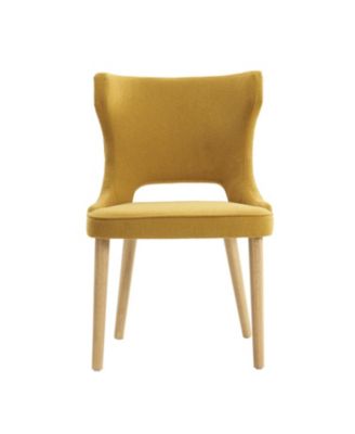 Rita Mid-Century Modern WaterProof Hollow Design Dining Chair with Wingback,Set of 2