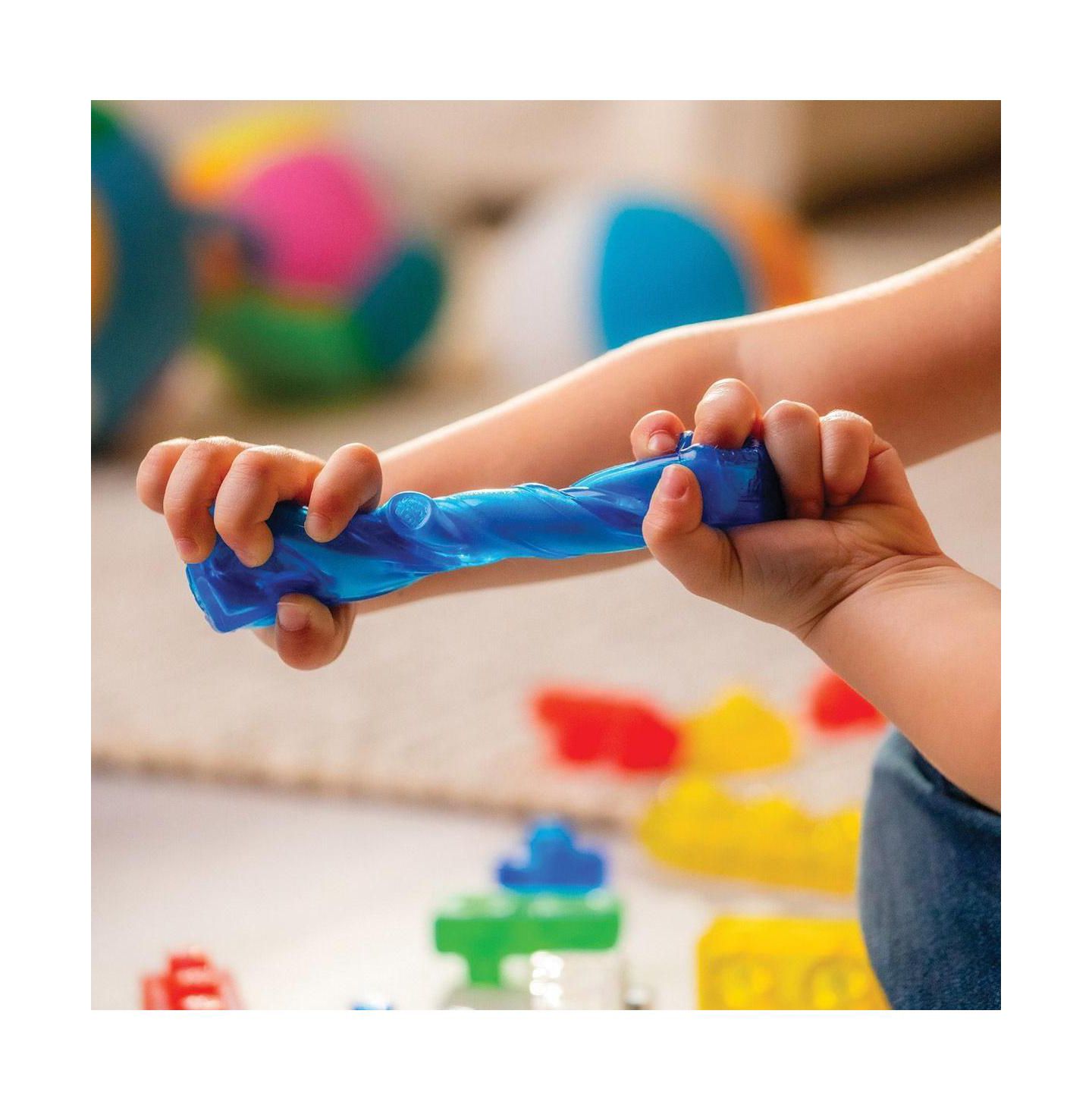 Детский конструктор Goliath Vrooom Super Truck & Build Squishy Sensory Mesh Accredited 35-Piece Building Set, Ages 2+, цвет: Assorted Pre-Pack — фото 3