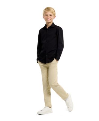 Big Boys Knight Solid Color Shirt