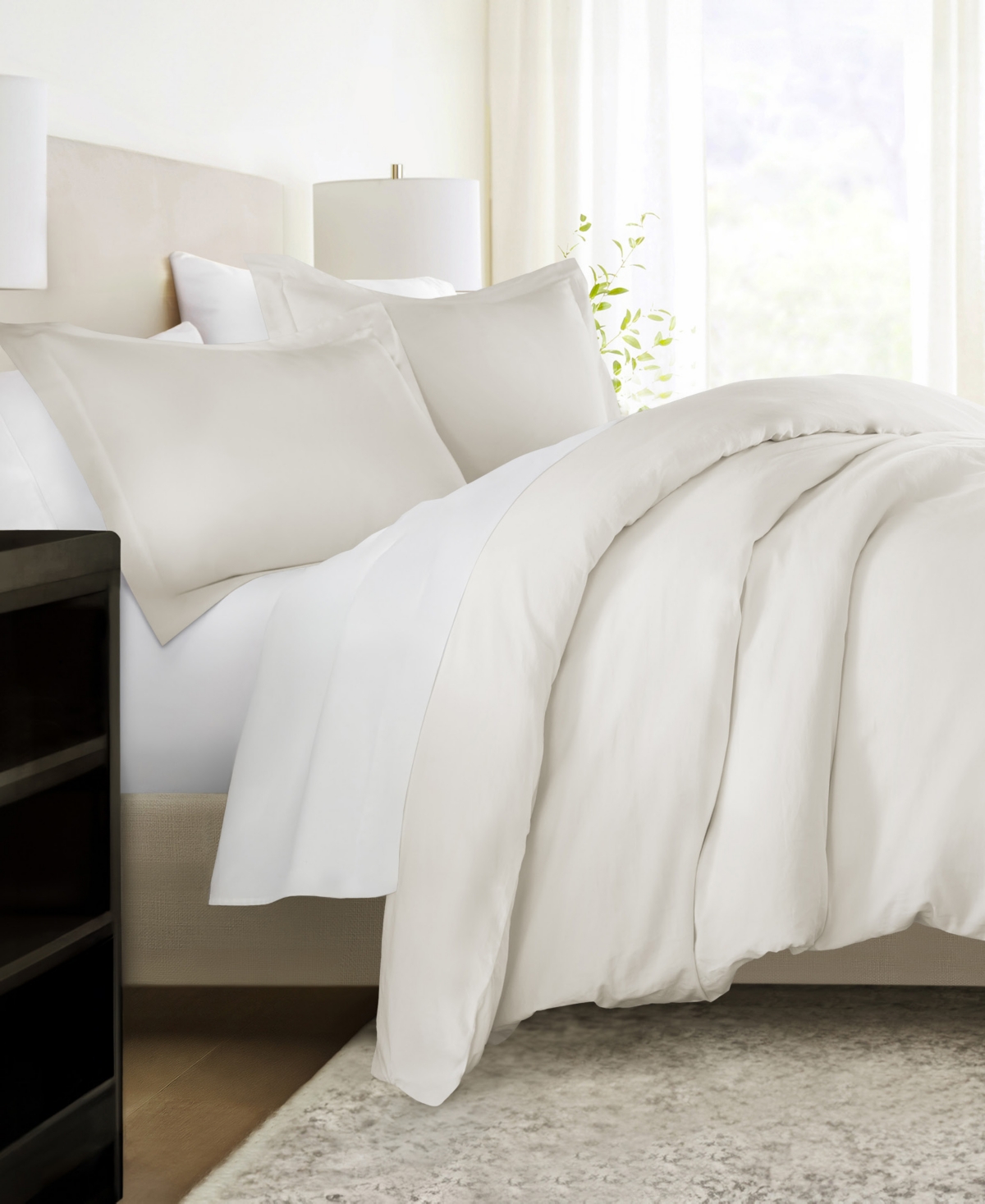 Ienjoy Home Ultra Soft Brushed Cotton 3-pc. Duvet Cover Set, Twin/twin Xl