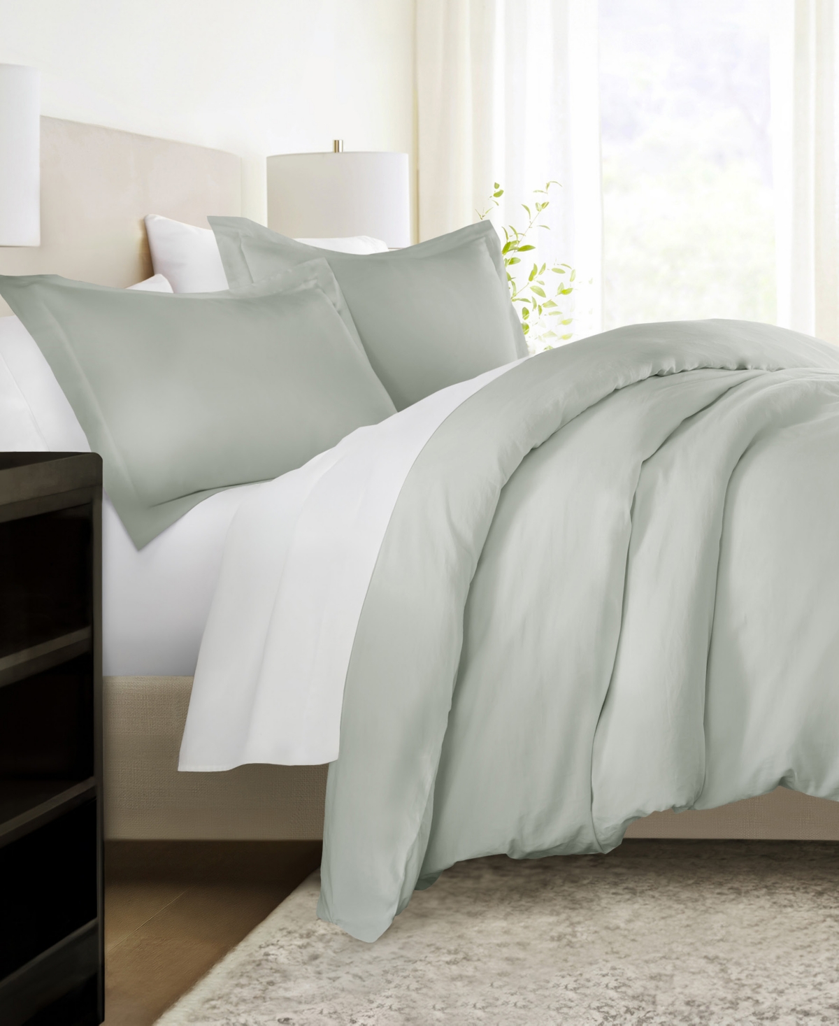 Ienjoy Home Ultra Soft Brushed Cotton 3-pc. Duvet Cover Set, Twin/twin Xl