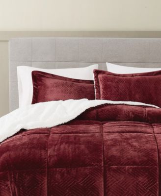 Basket Carved Softness 3-Pc. Comforter Set, King