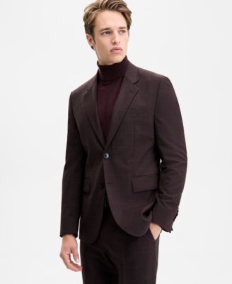 Hugo Boss - Men's Modern-Fit Plaid Suit Jacket