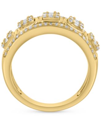 EFFY&reg; Diamond Statement Ring (3/4 ct. t.w.) in 14k Yellow Gold