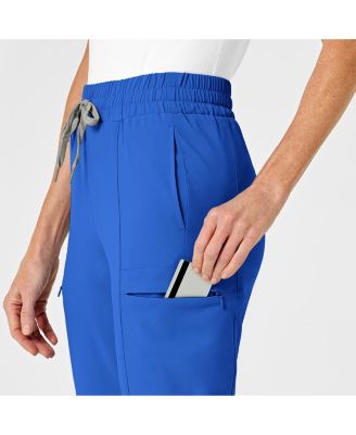 Plus Size RENEW High Waist Slim Leg Scrub Pant