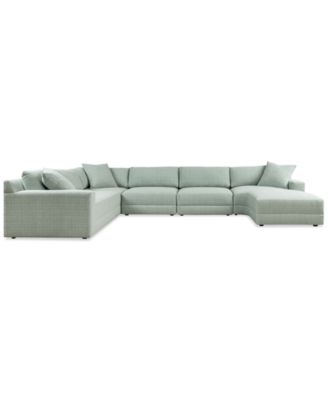 Mayela 5-Pc. Fabric Chaise Sectional, Exclusively at Macy's
