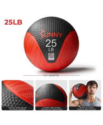 Medicine Ball 25LBS, Non-slip Grip