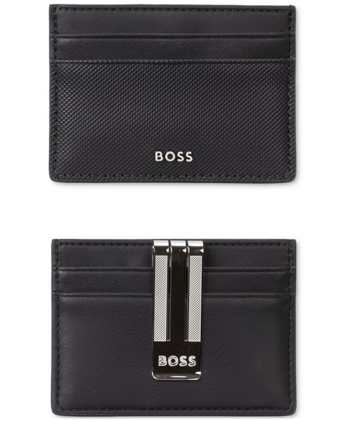 Hugo by Hugo Boss Men's Card Case & Clip - Black