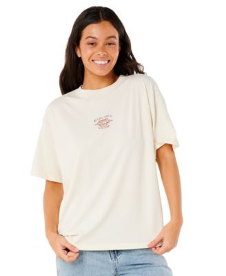 Rip Curl - Juniors' Cotton Butterfly Crewneck T-Shirt