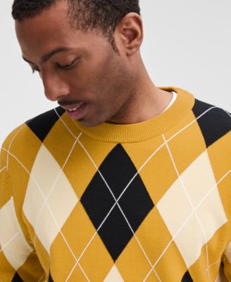 Men's Argyle Crewneck Sweater, Exclusively at Macy's