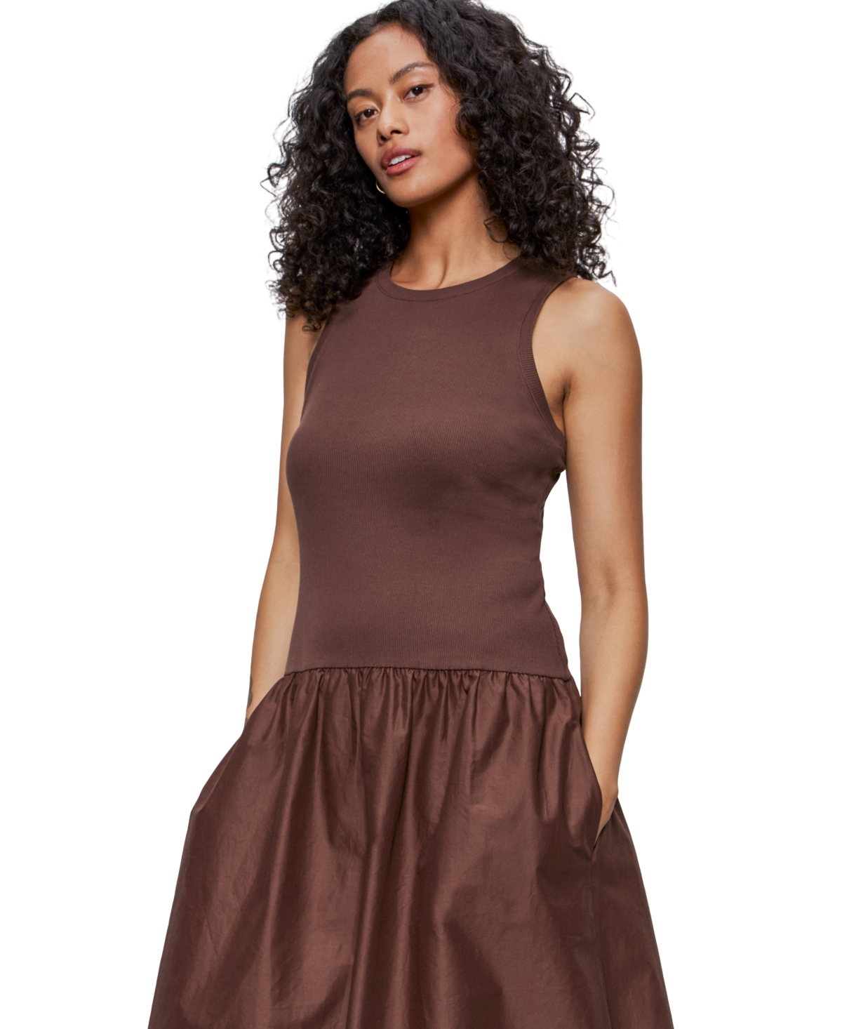 Sanctuary Take Me Away Sleeveless Tank Maxi Dress