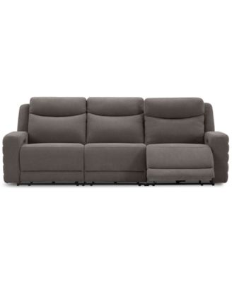 Kristyan 3-Pc. Fabric Sofa with 3 Power Recliners, Exclusively at Macy's 