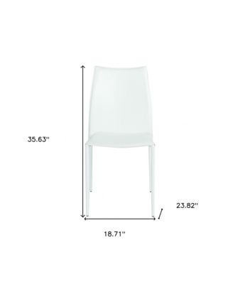 Set of 2 All Stacking Chairs for Dining Room Office or Event Seating