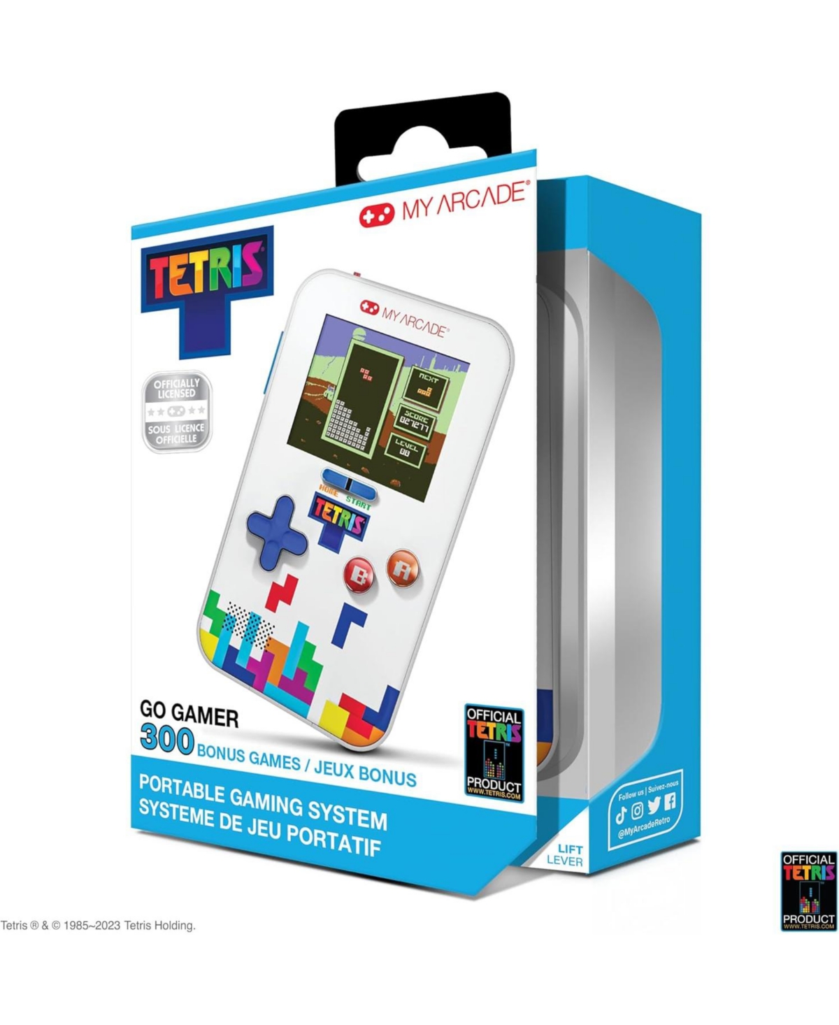 Go Gamer Tetris Portable Video Game System (301 Games In 1)