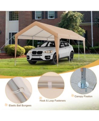 10 x 20 Feet Patio Heavy Duty  All-Weather Tent Carport with Galvanized Steel Frame