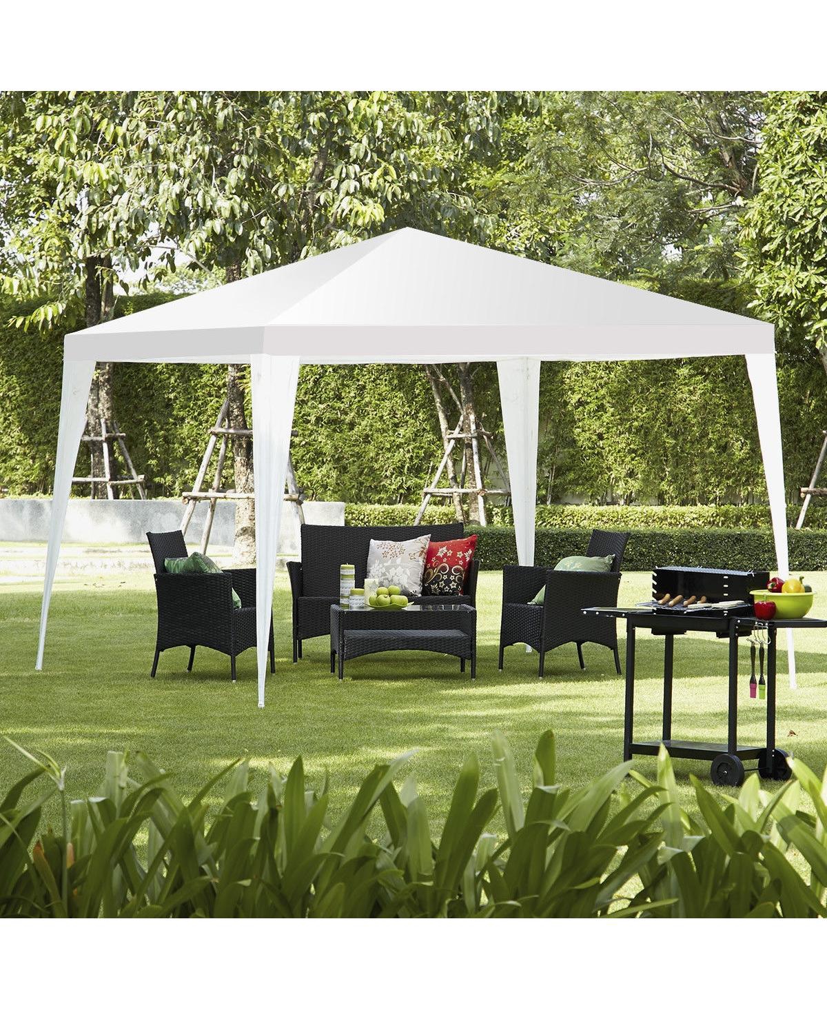 10 x 10 Feet Outdoor Wedding Canopy Tent for Backyard