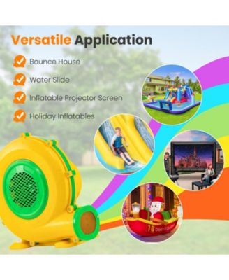 950W Air Blower Air Pump Fan with Convenient Handle and Ground Stakes