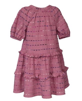 Toddler and Little Girls Ruffled Dress