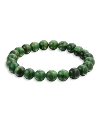 Set of 3 Natural Stone Bead Stretch Bracelets - Stackable