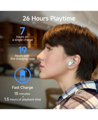 X1 Lite True Wireless Earbuds, Bluetooth 5.4 Earphones for Clear Calls, IP54 Sweat Resistant Fast Charging