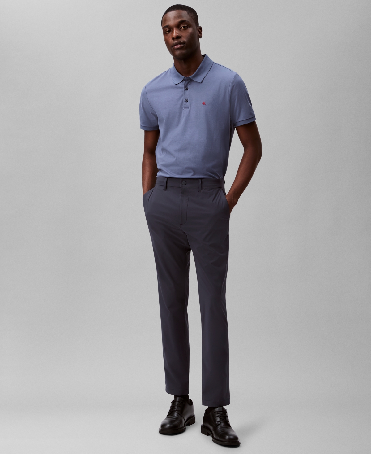 Calvin Klein Men's Slim-fit Stretch Wrinkle-resistant Tech Pants