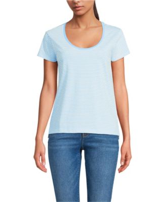 Women's Supima Cotton Tall Short Sleeve Scoop Neck Tee