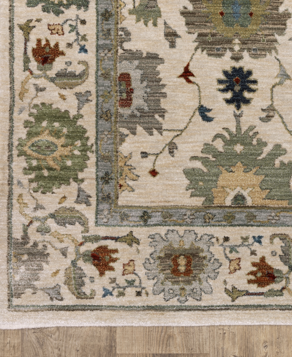 Oriental Weavers Eliana Eli10 3'3''x5' Area Rug In White