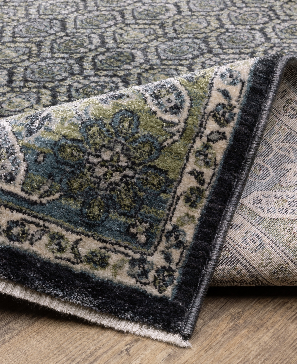 Oriental Weavers Eliana Eli01 2'3''x7'6'' Runner Area Rug In Blue