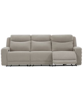 Kristyan 3-Pc. Fabric Sofa with 3 Power Recliners, Exclusively at Macy's 