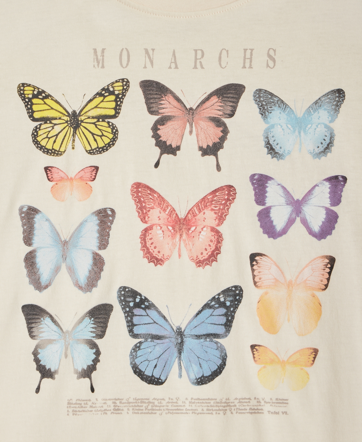 Grayson Threads Kids, The Label Girls 4-8 Butterfly Short-Sleeve T-Shirt