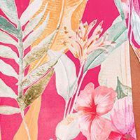 Women's Serene Garden Floral Maxi Beach Dress