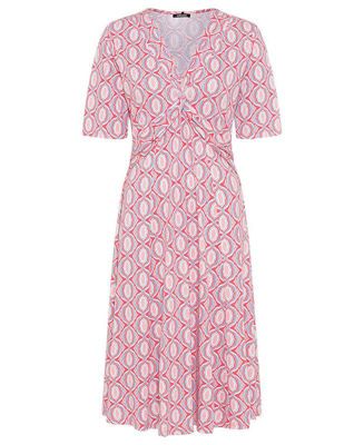 Women's Ornamental Print A-Line Dress