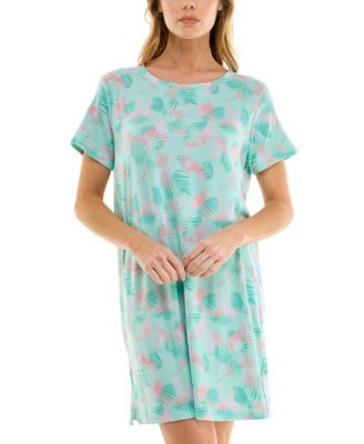 Women's Printed Short-Sleeve Sleepshirt