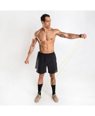 100% Latex-Free Natural Rubber Power Resistance Bands - 10lbs (Pair of 2)