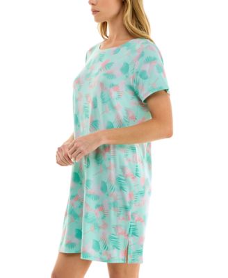 Women's Printed Short-Sleeve Sleepshirt