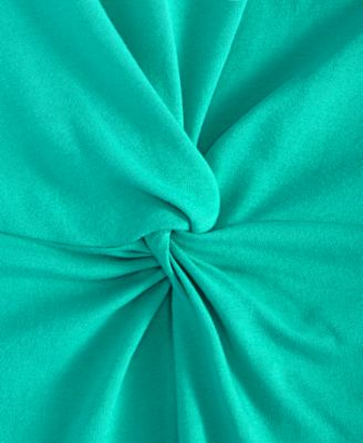 Women's Knot-Front Knit Midi Dress