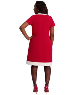 Women's Cap-Sleeve Framed Dress, Regular & Plus Sizes