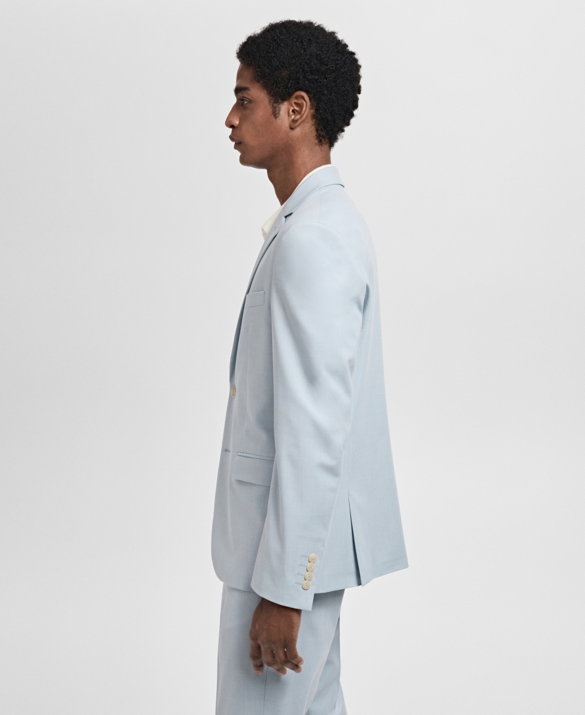 Mango Men's Stretch Fabric Super Slim-fit Suit Blazer