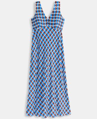 Women's Double V-Neck Sleeveless Midi Dress, Exclusively at Macy's