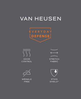 Men's Classic/Regular Fit Stretch Wrinkle Free Sateen Dress Shirt