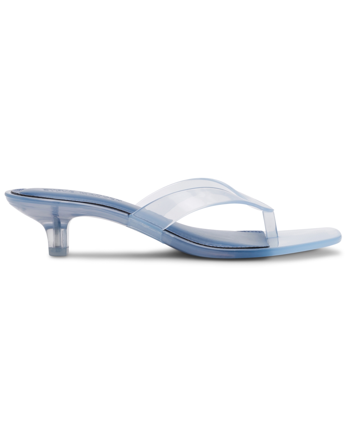 Shop Steve Madden Women's Tracie-j Kitten-heel Jelly Thong Sandals